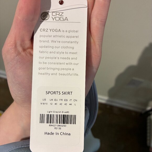 NWT CRZ Yoga Blue Athletic Skort - Women's M - Picture 6 of 7